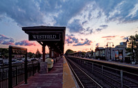 Westfield Train Station. Sunset