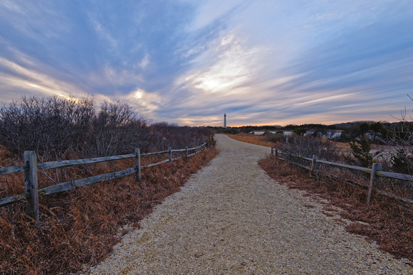 Path to the Cape May Lighthouse